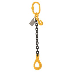 Beaver Grade 80 Single Leg Sling with Clevis Self Locking Hook - 26mm x 8m 
