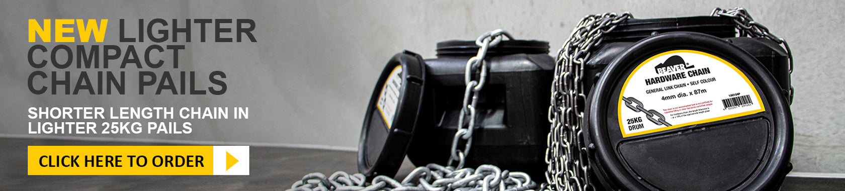 Product of the Month: New Beaver 25kg Chain Pails