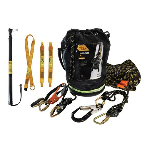 B-Safe Rescue Kit 12.5m x 4:1 Comes with Clamp & Descender (1 Person)