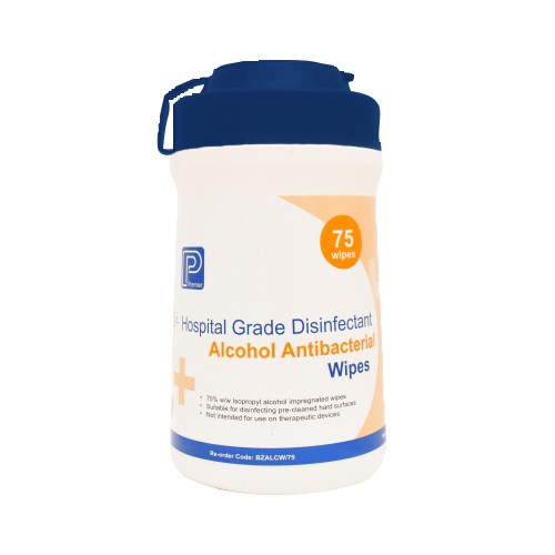 Premier Alcohol Antibacterial Wipes