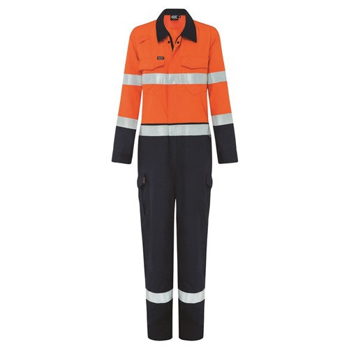Boomerang Two-Tone Hi-Vis FR Coveralls with Reflective Tape