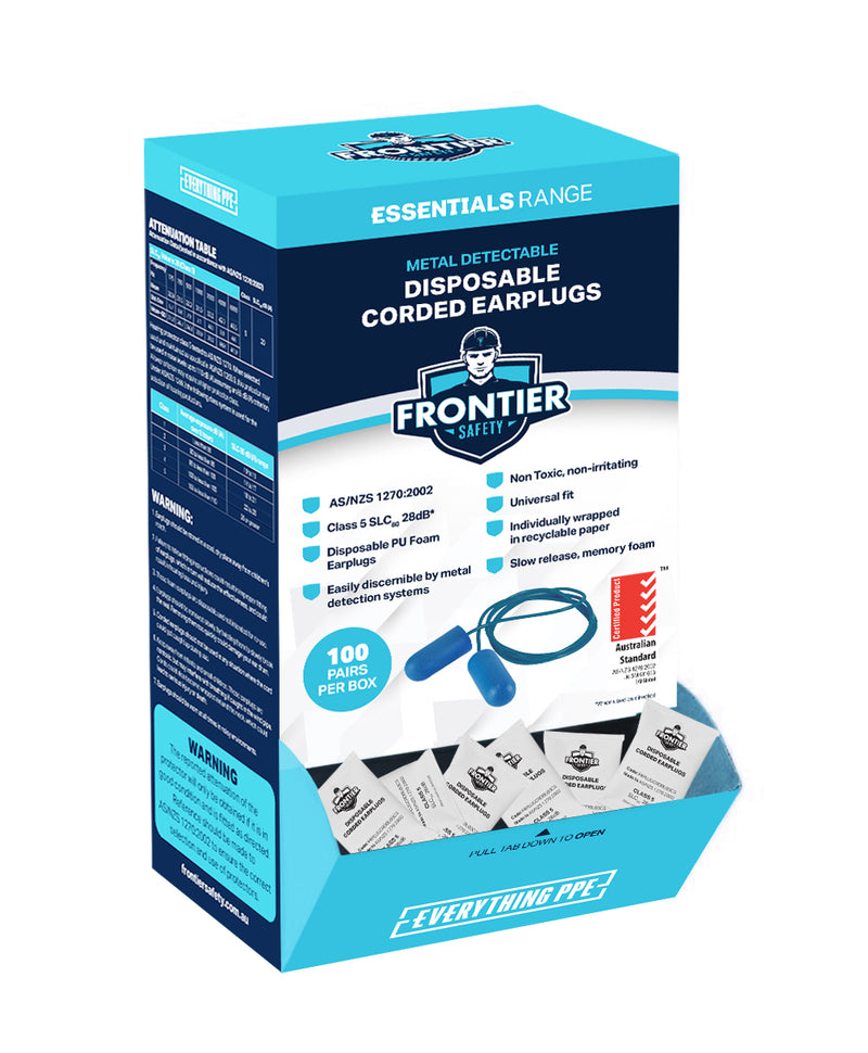 Frontier Metal Detectable Ear Plugs
