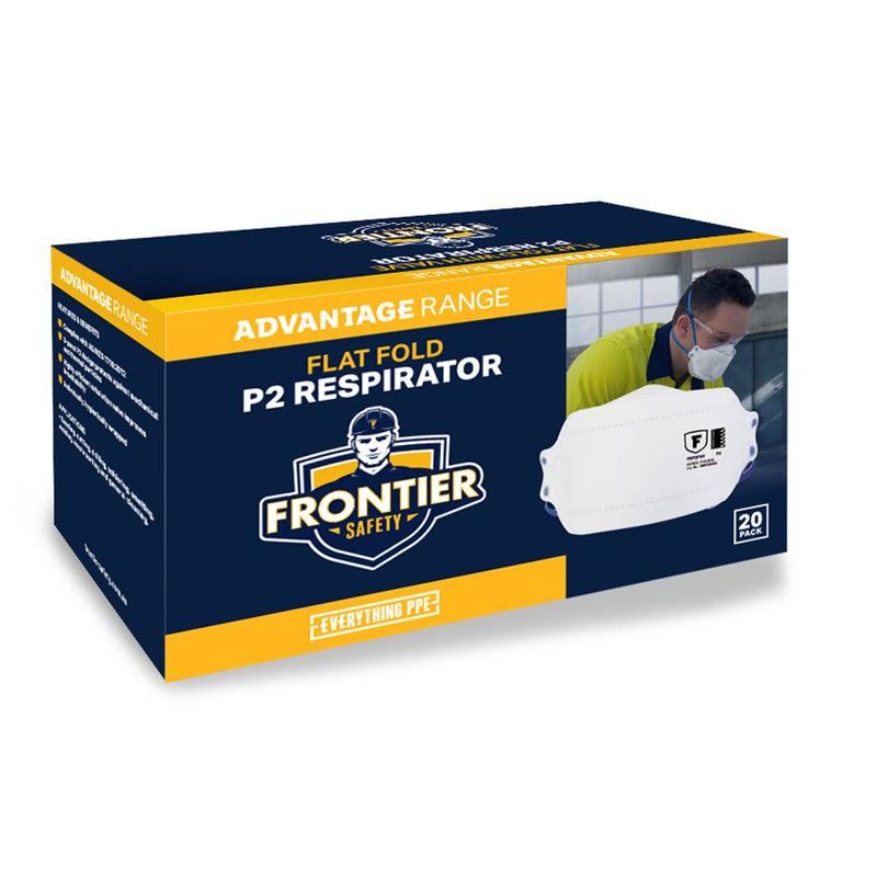 Frontier Disposable P2 Flat Fold Respirator No Valve
