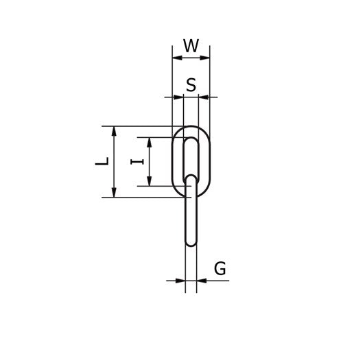 Beaver Plastic Chain - Long Link (50m Reel)
