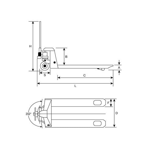 Beaver Hand Pallet Truck
