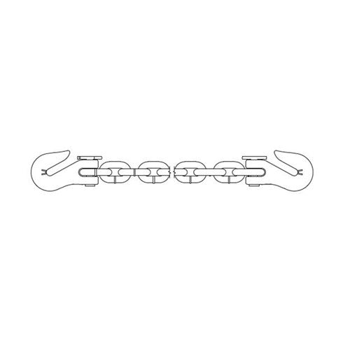Beaver Grade 70 Transport Load Chain Kit With Grab Hooks on Each End