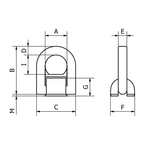 Beaver B-Alloy-V Weld-On Lifting And Lashing Rings