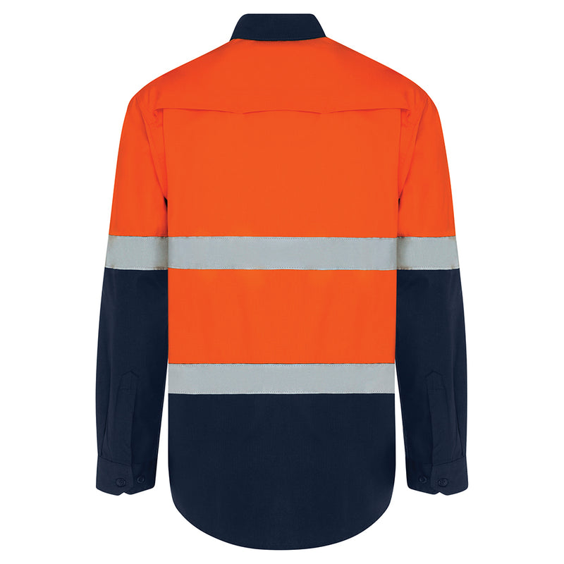 Mack ripstop Long Sleeve Hoop  Tape Vented Mens Shirt