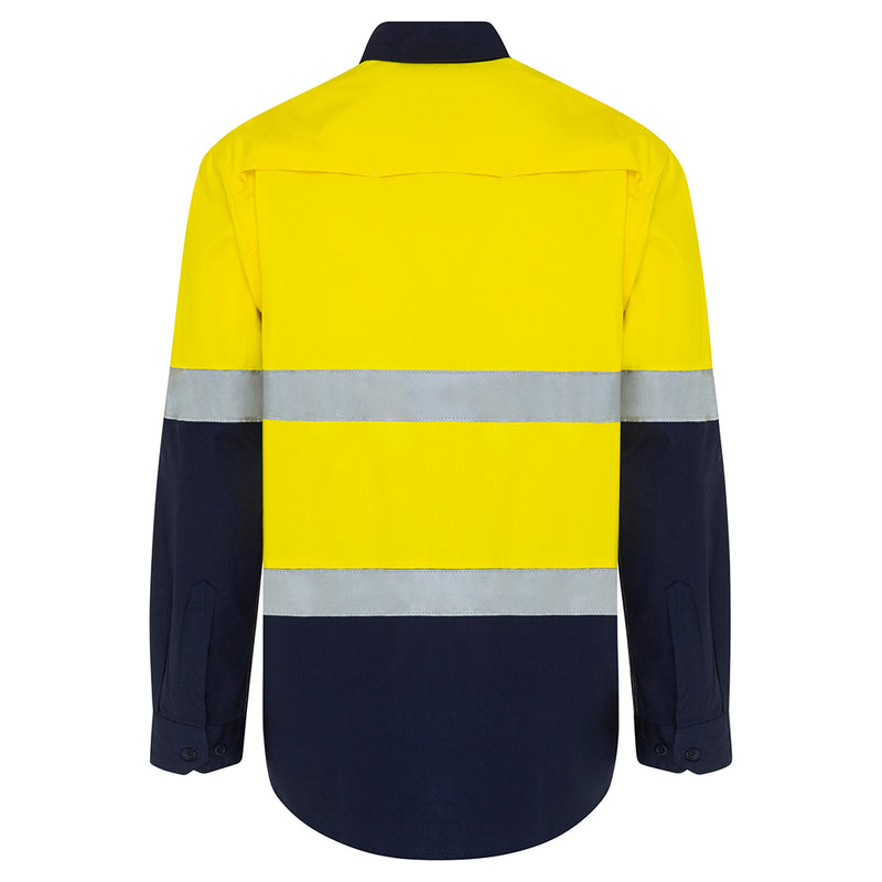 Mack ripstop Long Sleeve Hoop  Tape Vented Mens Shirt