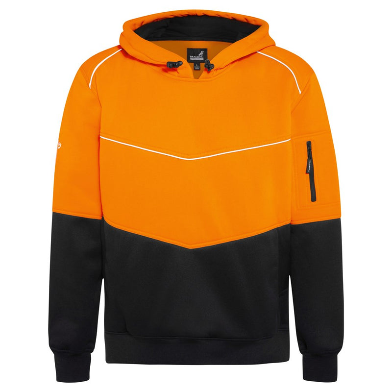 Mack Workwear Xenon Mens Hi-Vis Fleece Hoodie