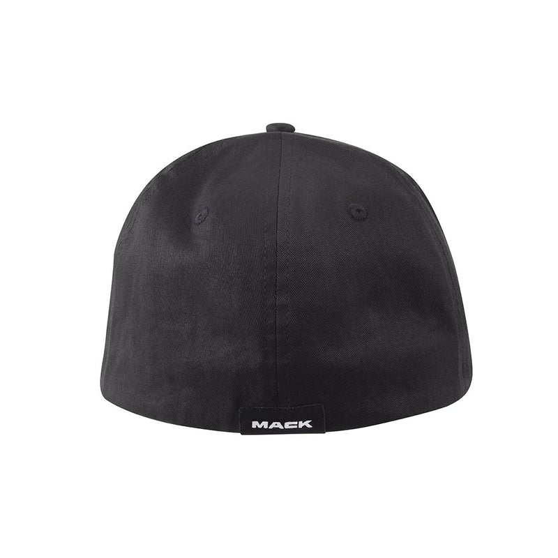 Mack Plain Fitted Polyestet Curved 6 Panel Cap X-Pand