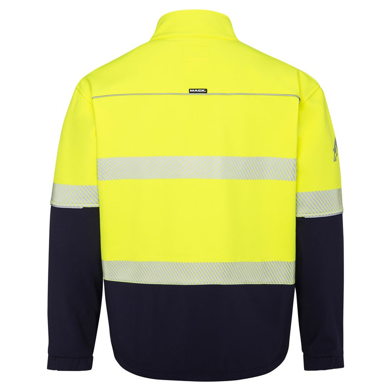 Mack Xenon 2Tone Hi Vis Taped Recyled Softshell Jacket