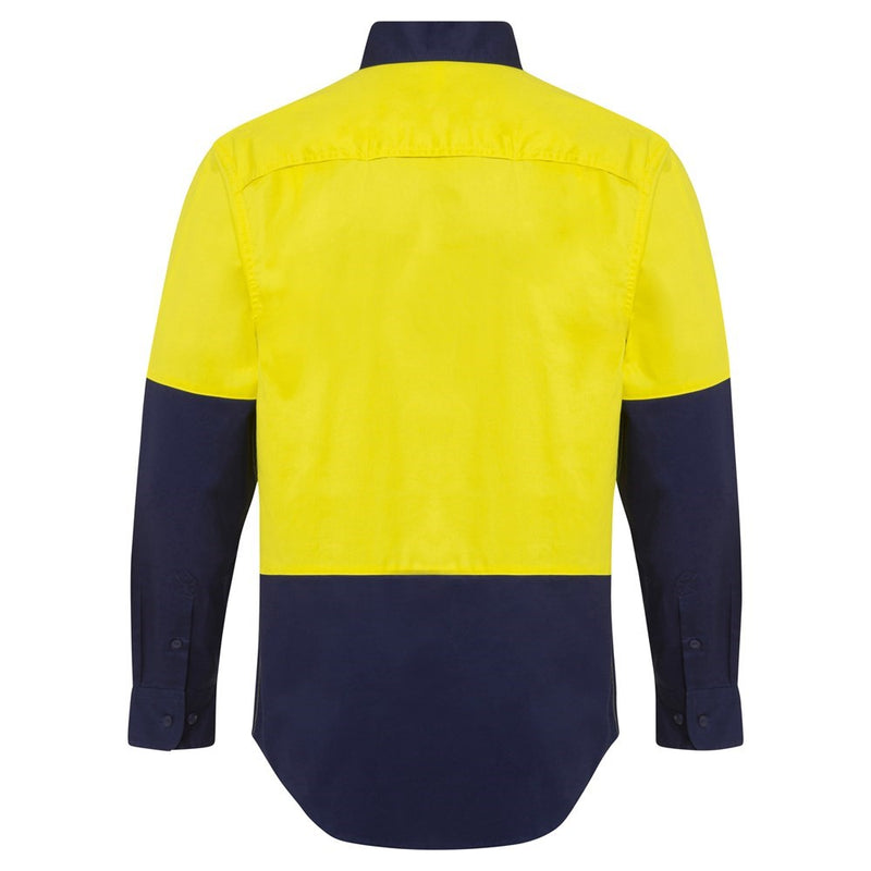 WS Workwear Horizontally Vented Mens Button-Up Shirt