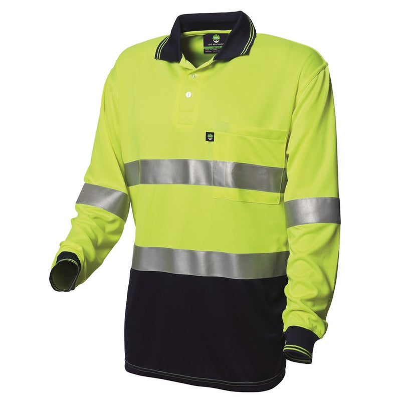 WS Workwear Koolmesh Hi-Vis Polo Shirt with Reflective Tape