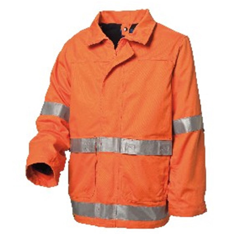 WS Workwear Hi-Vis 4-in-1 Jac ket with Reflective Tape
