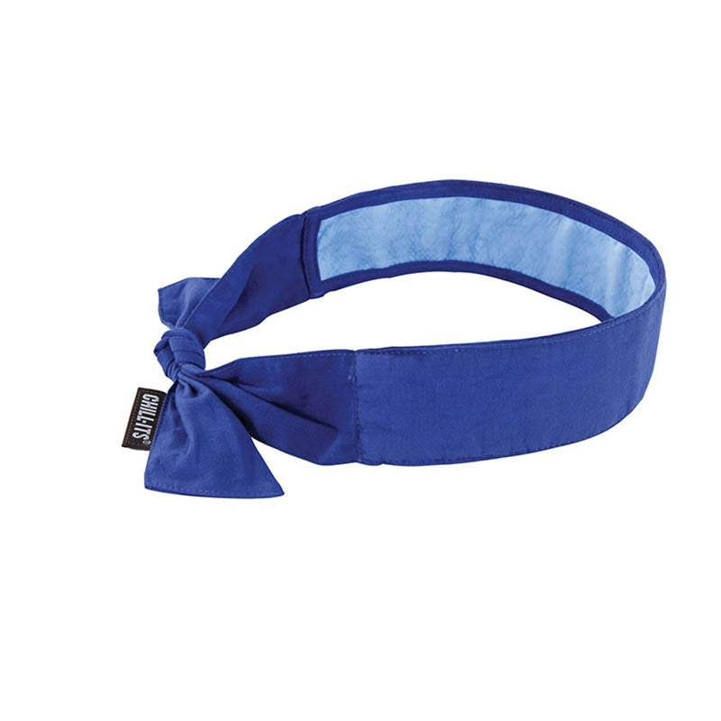 Ergodyne Chill-Its 6700CT Cooling Bandana Tie Western Cobalt