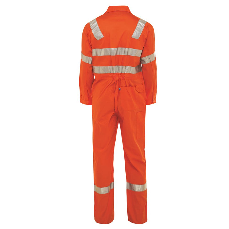 WS Workwear Hi-Vis Drill Coverall with Reflective Tape