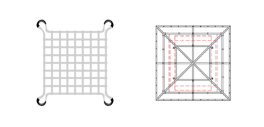  Cargo Lifting Net,Material Handling Straps Lifting