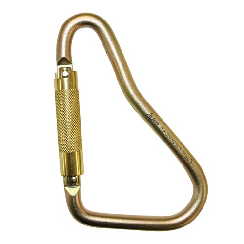 Steel Twist Lock Scaffold Hook Karabiner 35kN