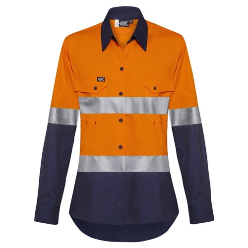 Boomerang Ladies Hi-Vis Cotton Ripstop Shirt