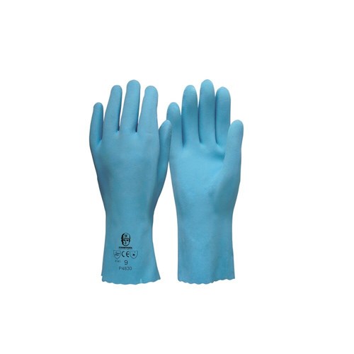 Frontier Food Pro Blue Latex Double Glove 