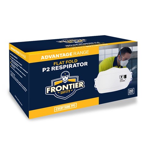 Frontier Disposable P2 Flat Fold Respirator No Valve