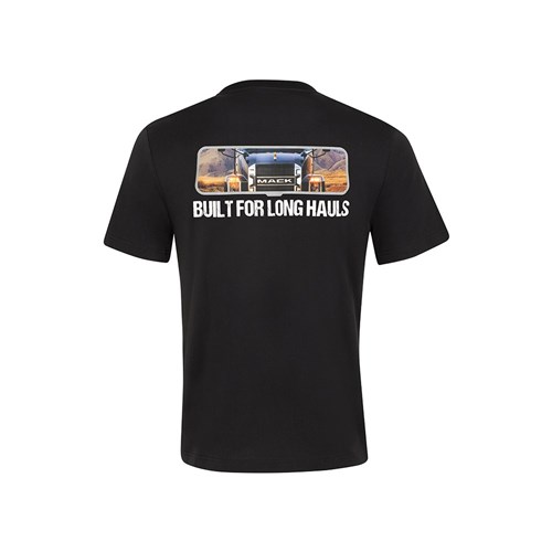 Mack Cotton Crew Neck SS Rearview Vision Mirror Print