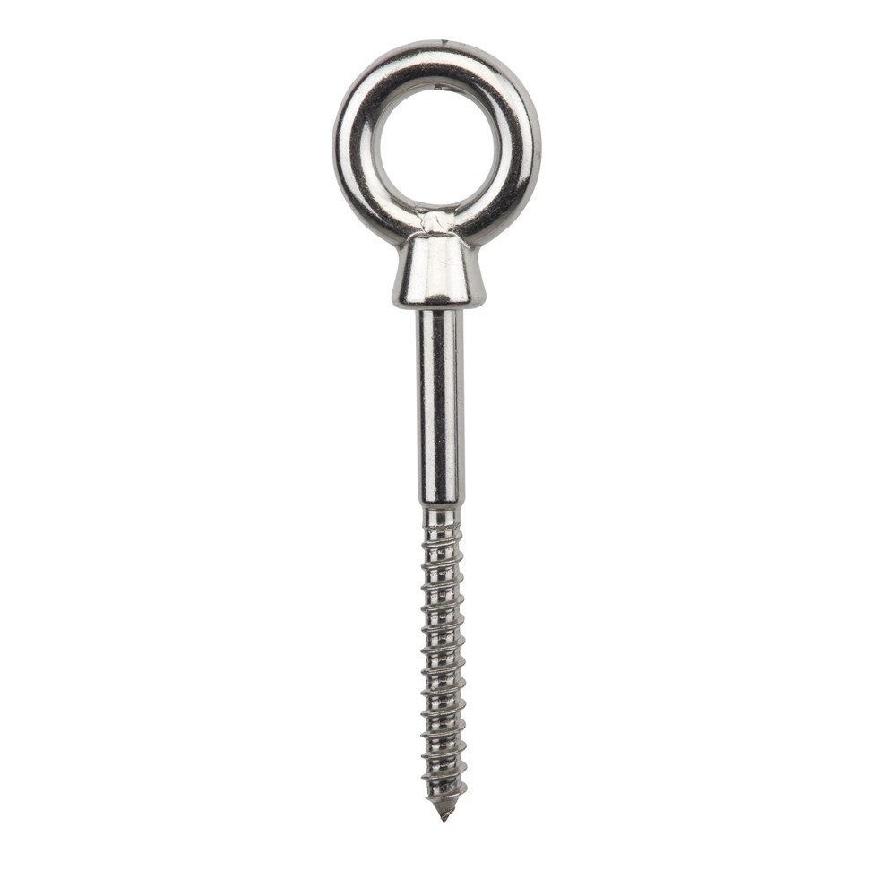 Stainless Steel Eye Coach Screw 6mm X 60mm